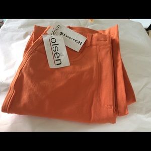 Olsen Orange Stretch Jeans
